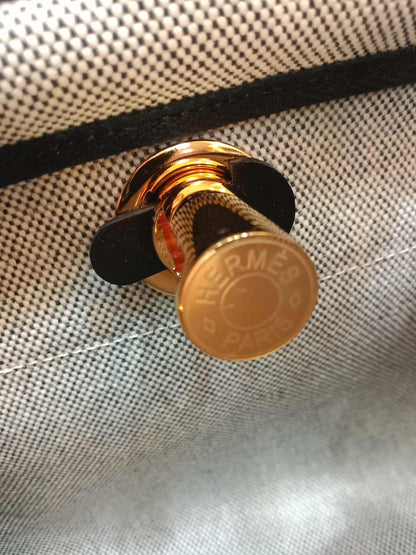 Hermes Mini Herbag Noir Stamp K 2025