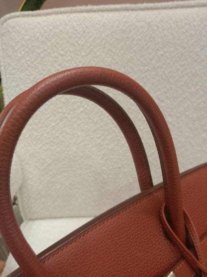 Hermes Birkin 30 Ardennes Noisette Stamp I Square 2005