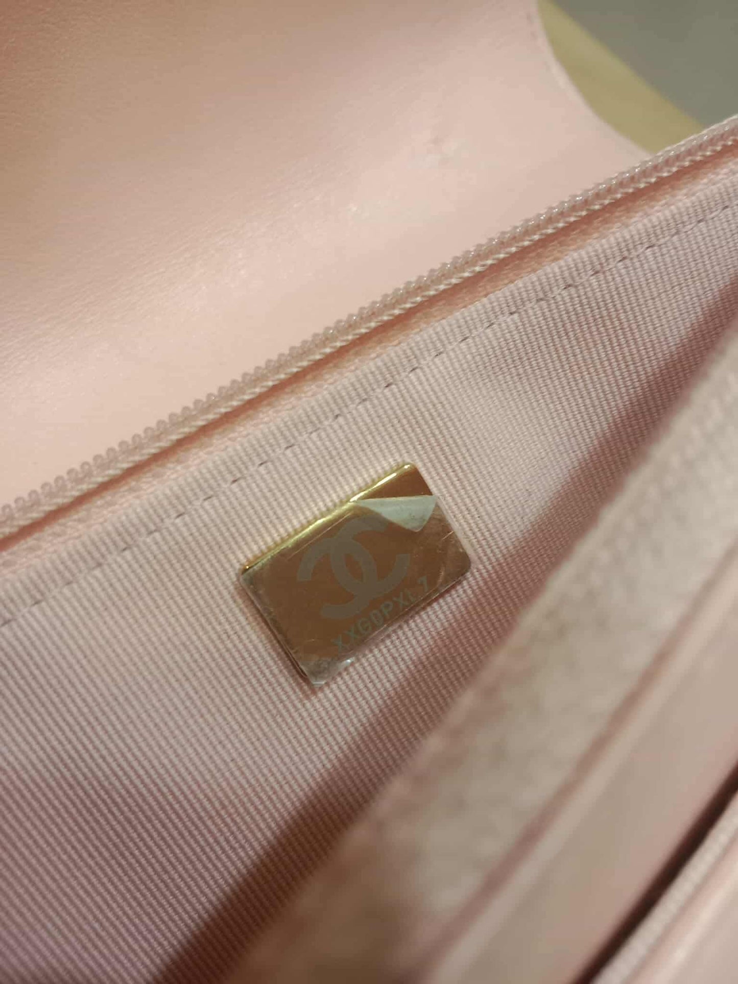 Chanel 19 Wallet on Chain Peach in Quilted Lambskin Microchipped