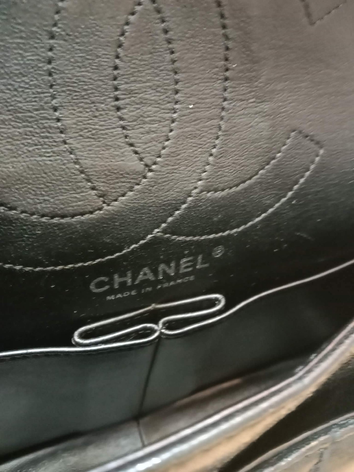 Chanel Reissue Flap Bag Iridescent Aged Calfskin Black Series 12