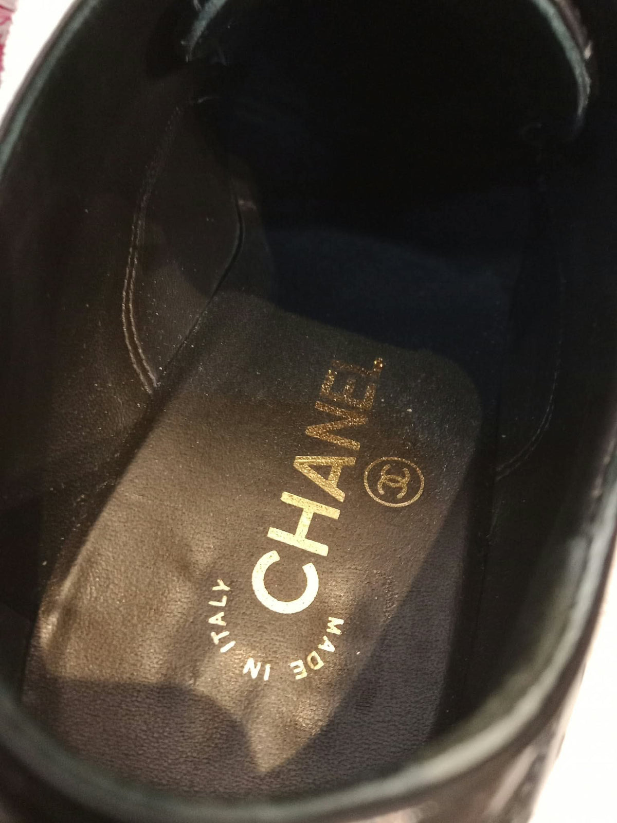 Chanel Ankle-Strap Tiered Bow CC Logo Sandals Black Size 37 1/2
