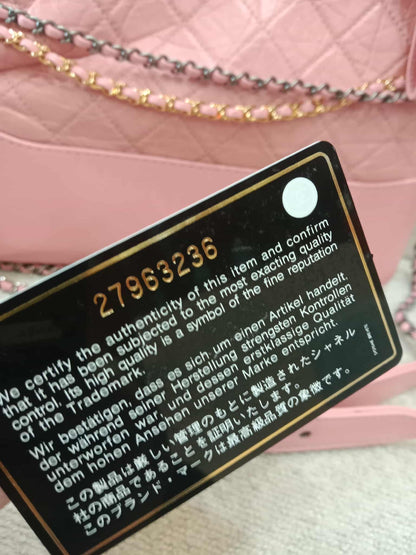 Chanel Gabrielle Hobo Bag Large Pink Series 27