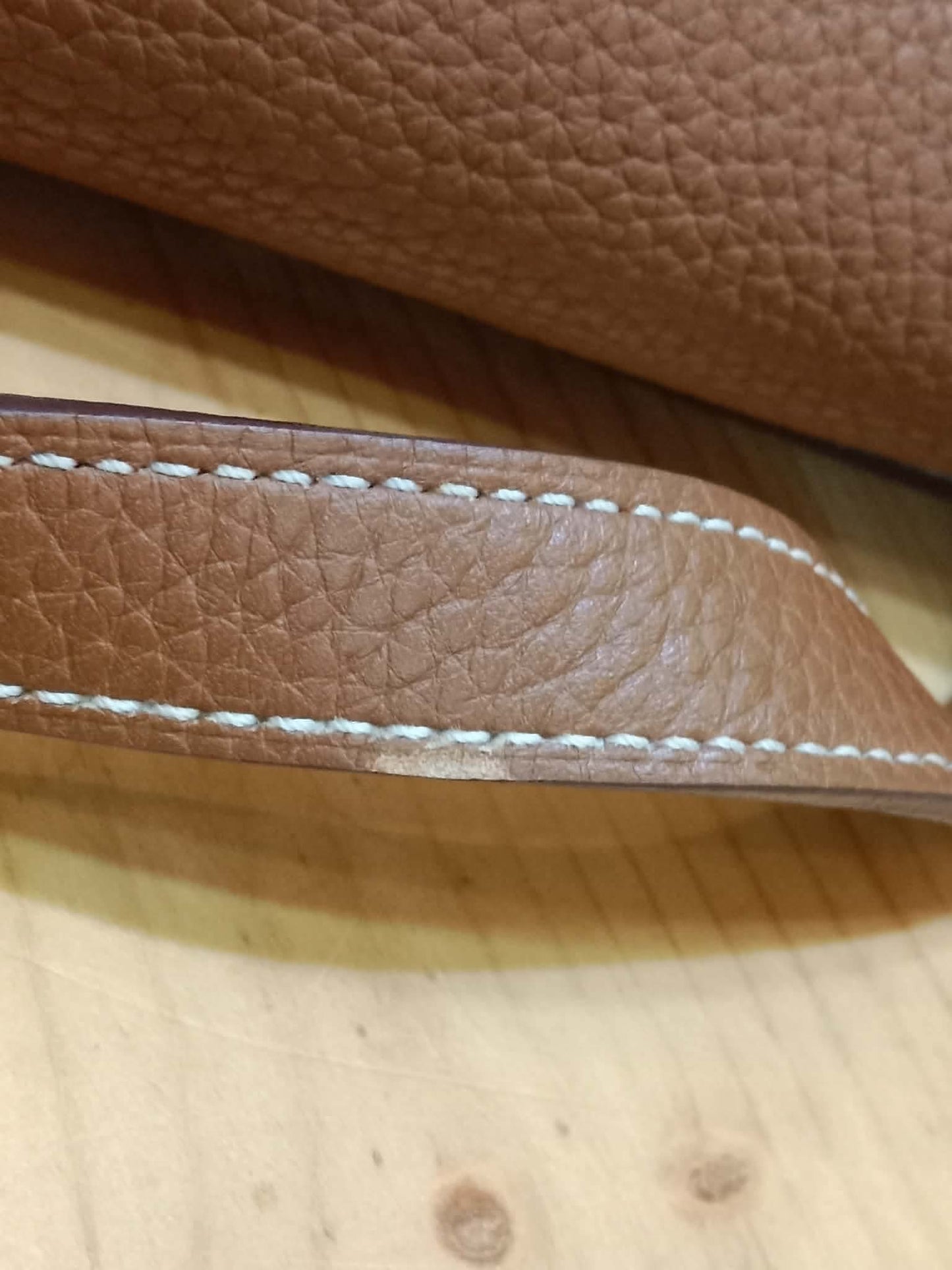 Hermes Halzan 31 Clemence Gold Stamp R 2014