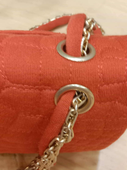 Chanel 2.55 Reissue Double Flap in Coral Jersey Fabric Series 11