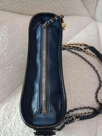 Chanel Gabrielle Hobo Bag Bicolor Blue/Black Series 29