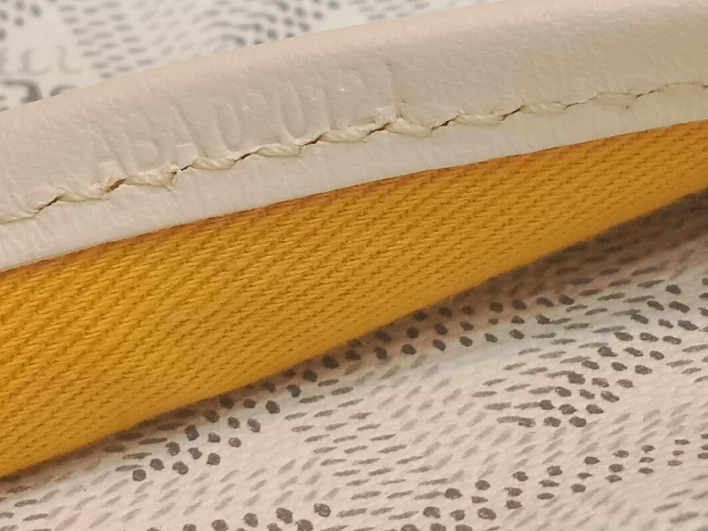 Goyard Saint Jeanne Bowler Bag White