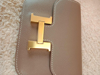 Hermes Constance Slim Etoupe Epsom Stamp B 2023