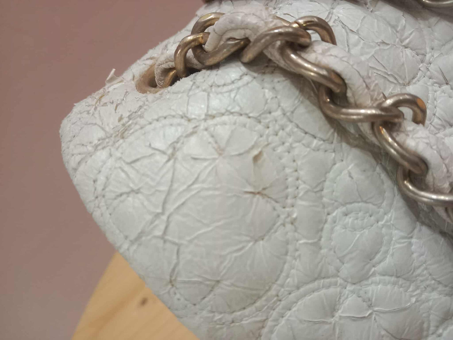 Chanel Rock in Moscow Flap Bag from the Pre-Fall Cream White Flap Bag Series 12