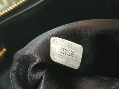 Chanel Timeless CC Shopper Tote Bag Caviar Black Series 3