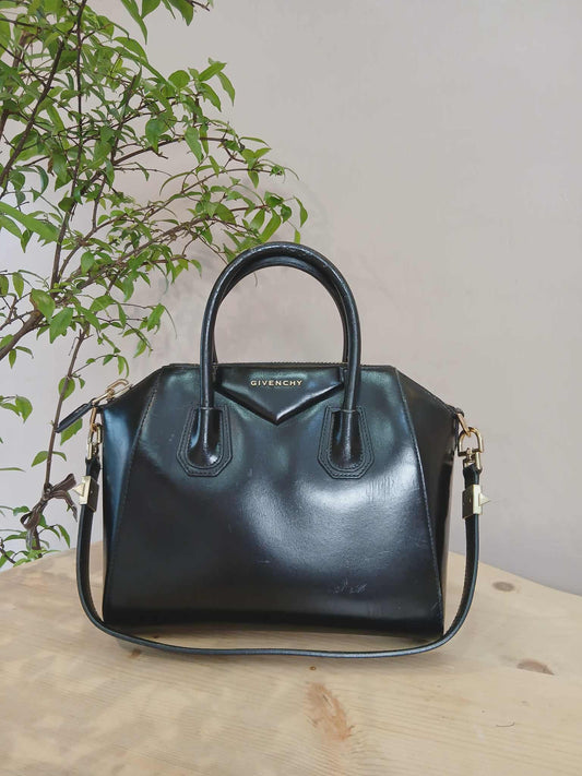 Givenchy Antigona Black Leather Bag Small