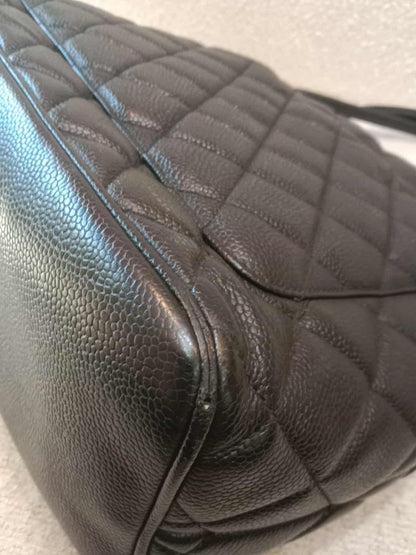 Chanel Medallion Black Caviar Series 7