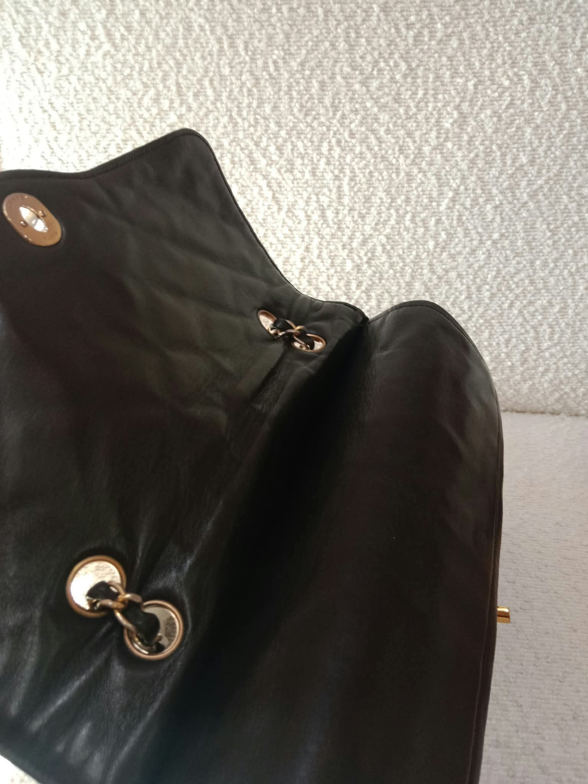 Chanel Quilted Lambskin Paris Double FLap Bag Black Series 2
