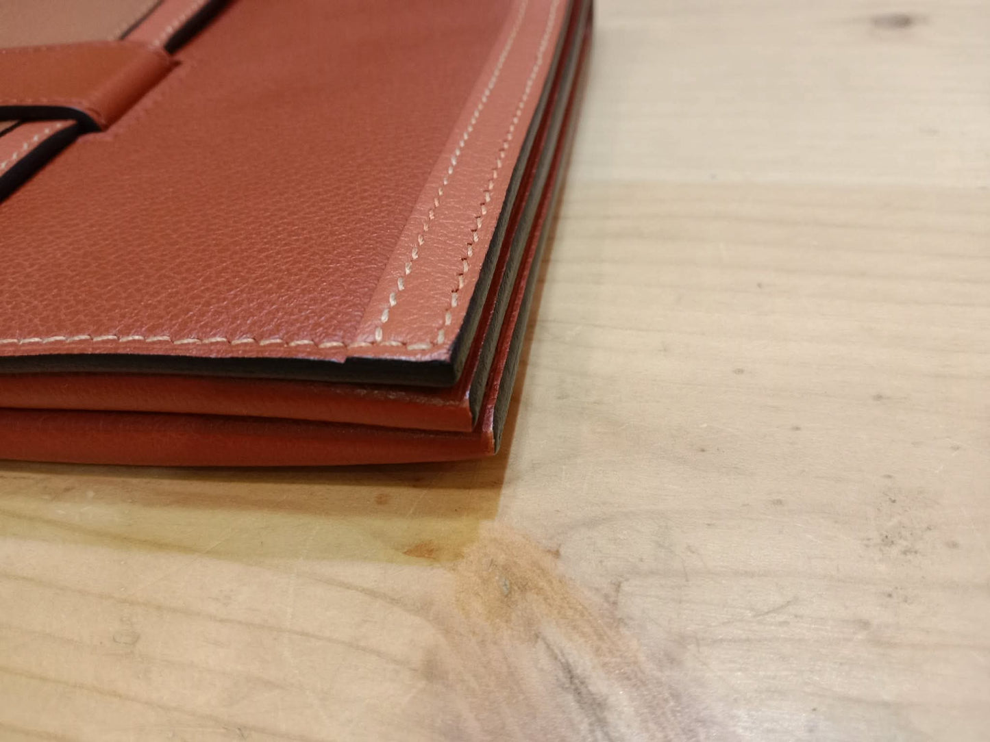 Hermes H Passant Clutch Bicolor Stamp Z 2021