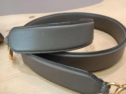 Fendi Peekaboo Grey Leather Mini