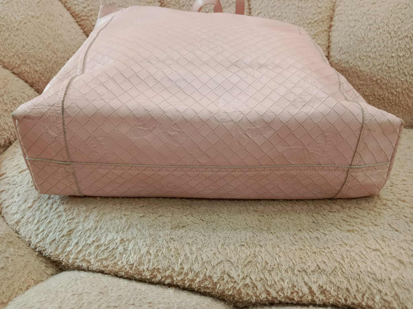 Bottega Veneta Butterfly Intrecciato Tote Bag Pink