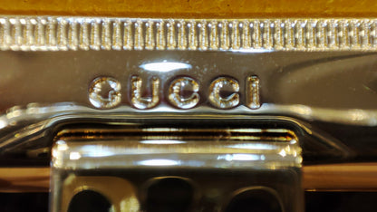 Gucci GG Floral Bamboo Bag Yellow