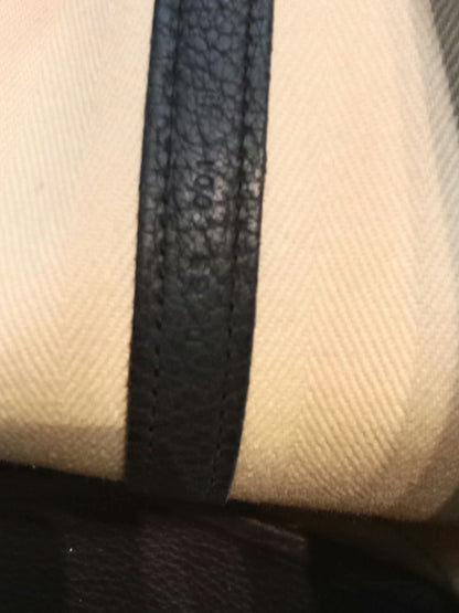 Hermes Garden Party 36 Beige/Noir Stamp D 2019