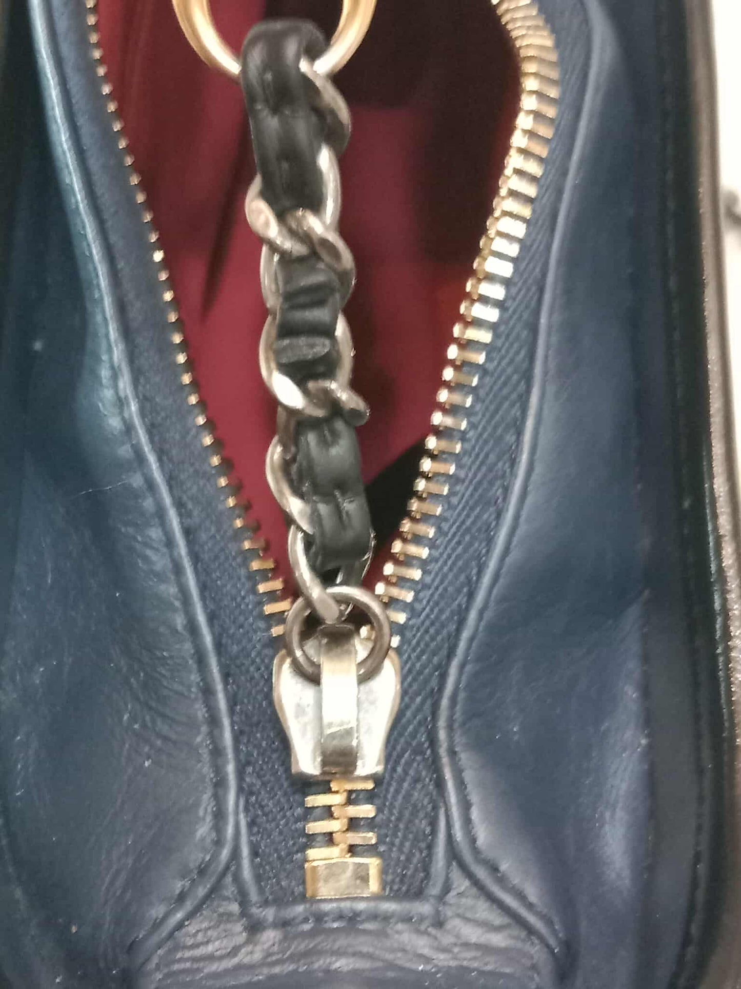 Chanel Gabrielle Hobo Bag Bicolor Blue/Black Series 29