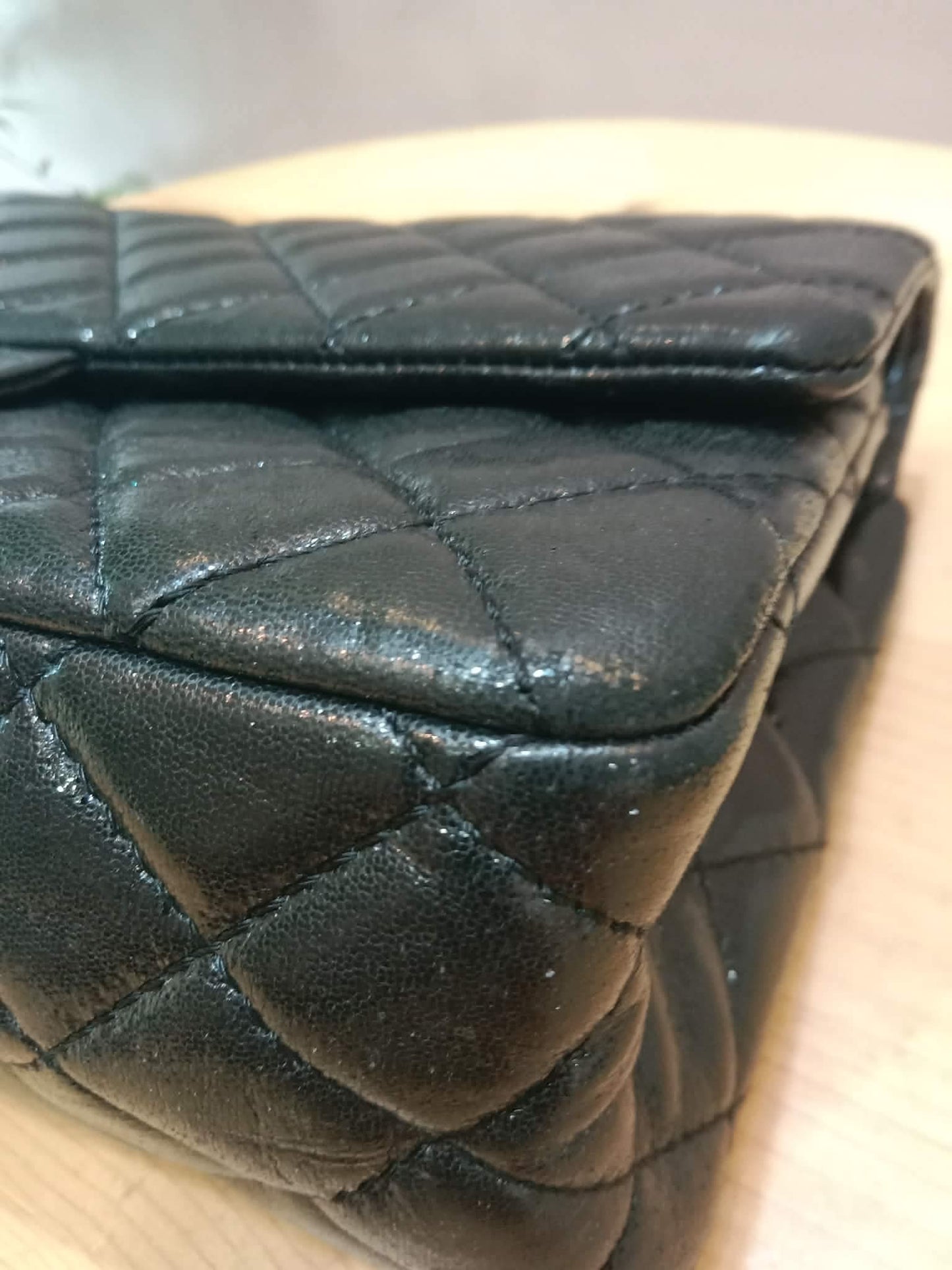 Chanel Reissue Flap Bag Iridescent Aged Calfskin Black Series 12