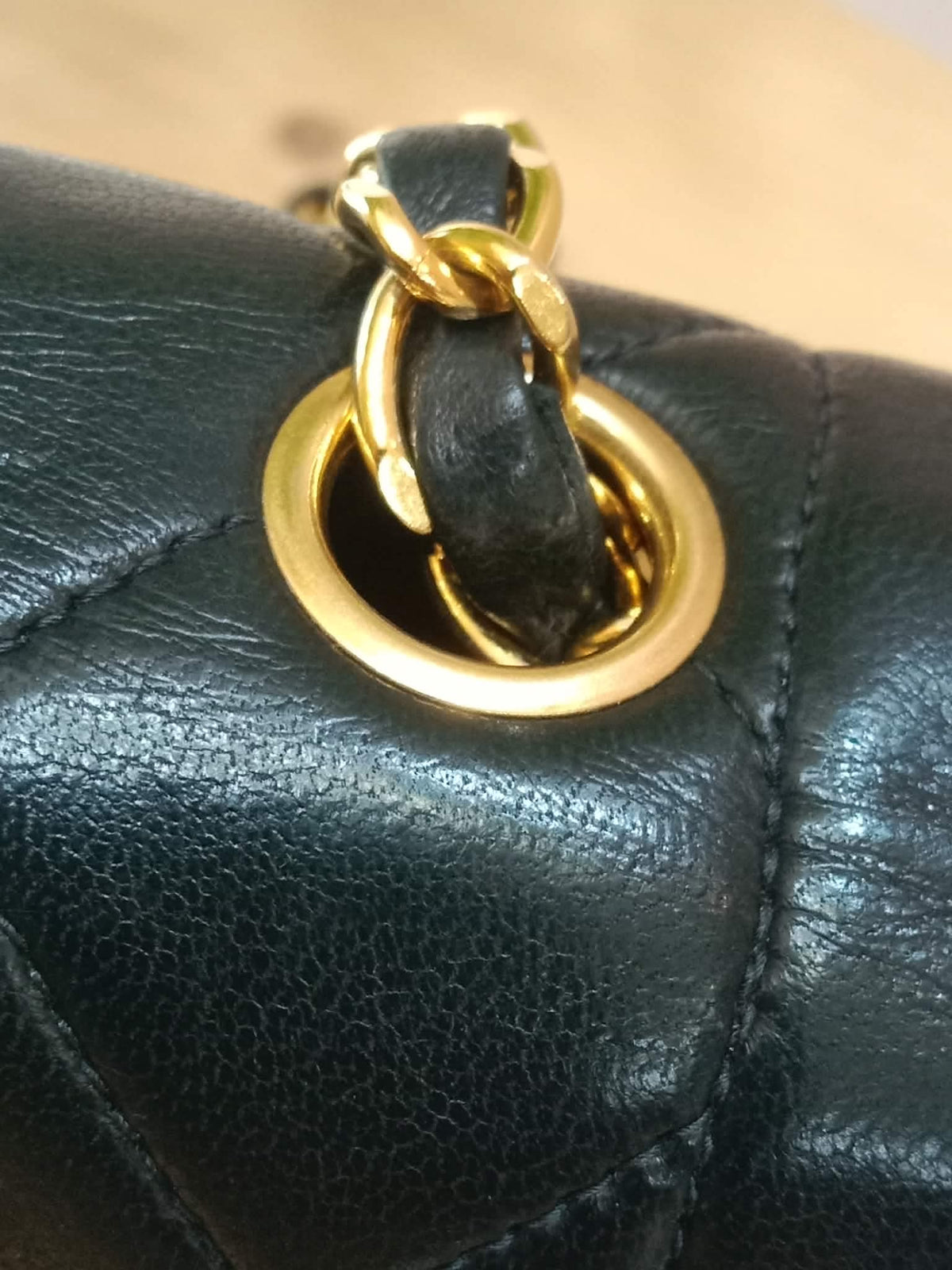 Chanel Diana Black Lambskin Series 2