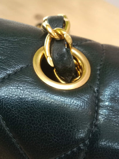 Chanel Diana Black Lambskin Series 2