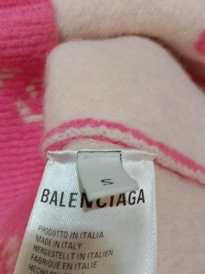 Balenciaga Wool Sweater Pink Size Small