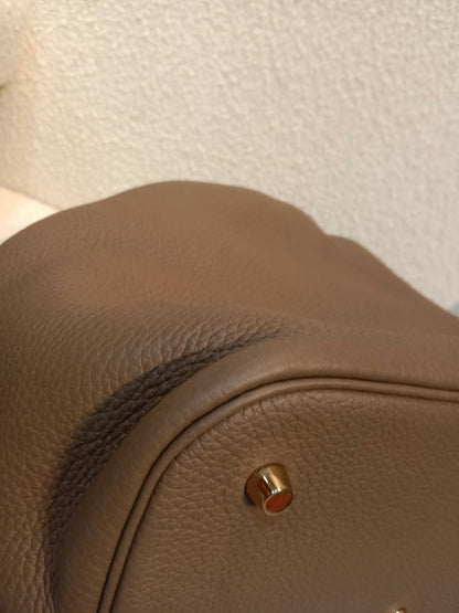 Hermes Picotin 26 Etoupe Clemence Stamp B 2023