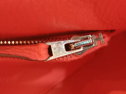 Hermes Jypserie 28 Rouge Casaque Clemence Stamp B 2023