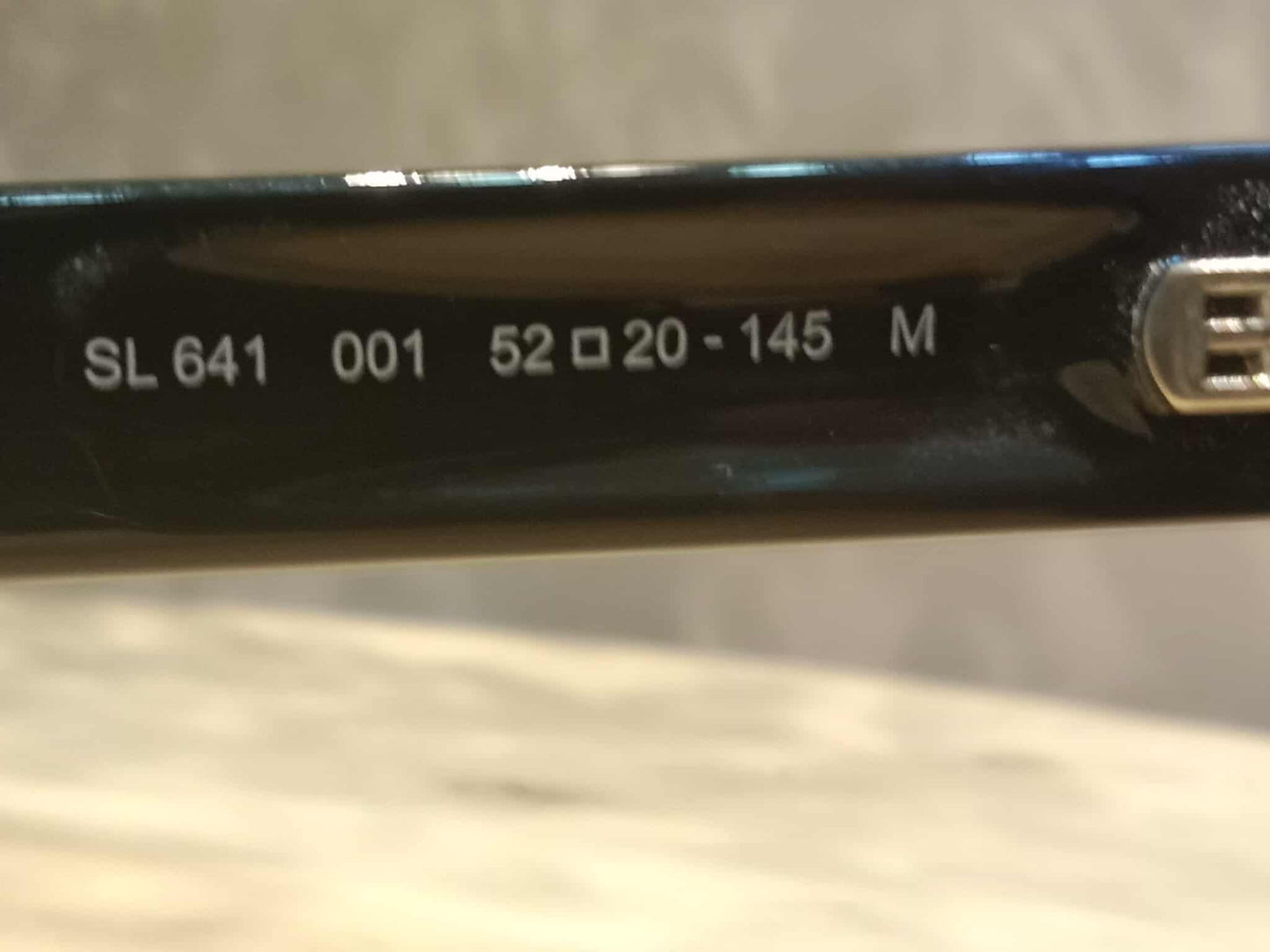 YSL Women's Cat Eye Black Sunglasses