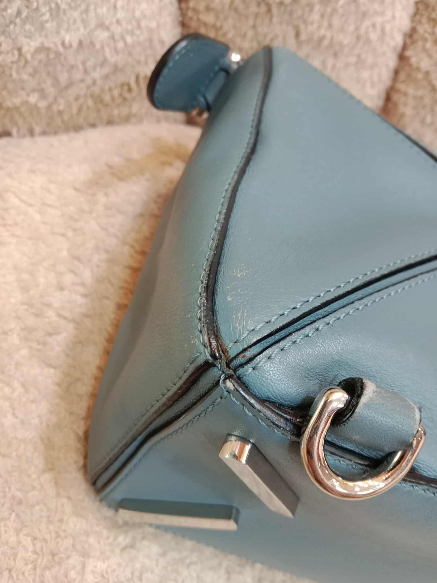 Loewe Puzzle Bag Small Blue