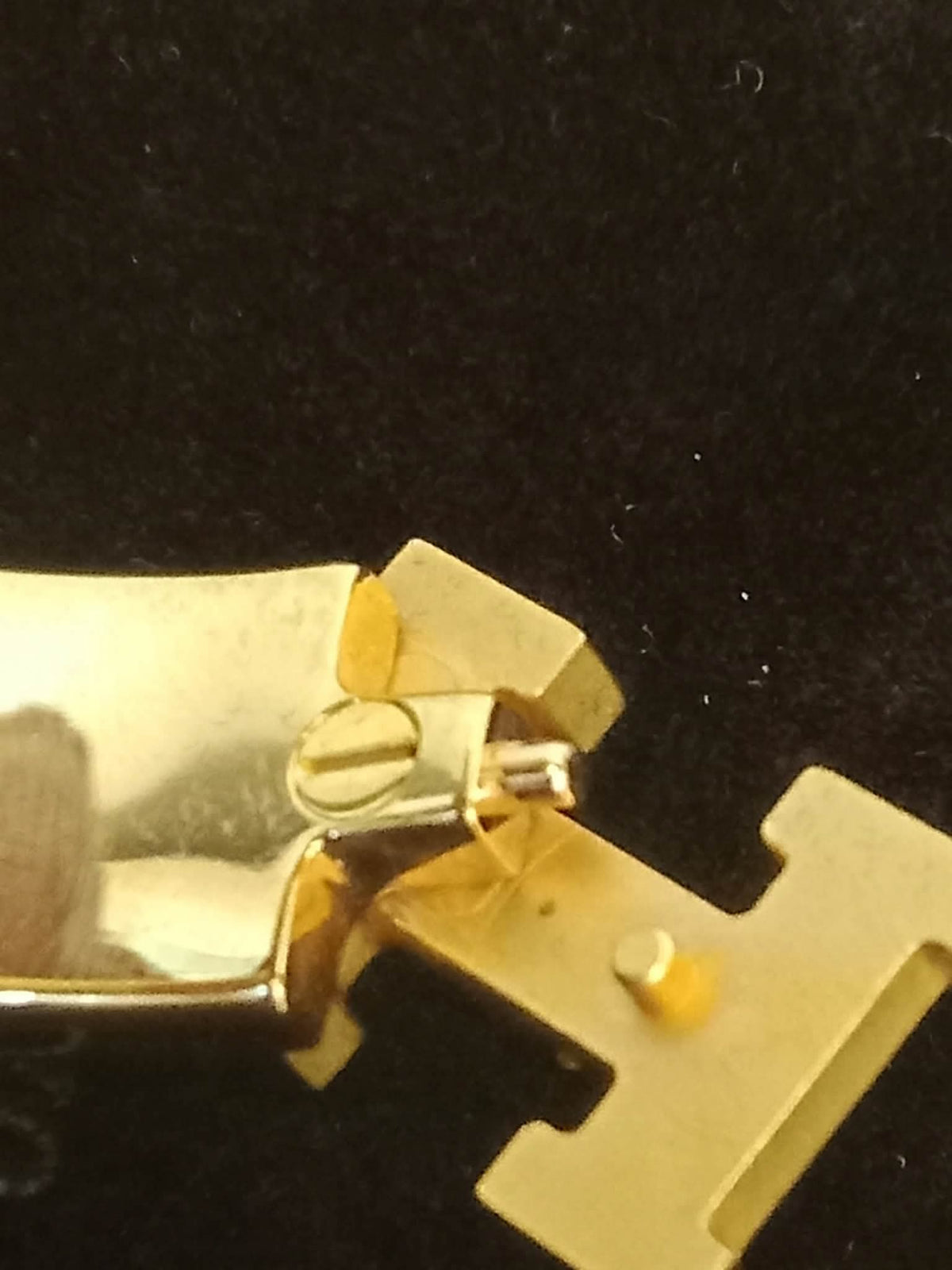 Hermes Clic H Bangle Bracelet Enamel Etoupe PM