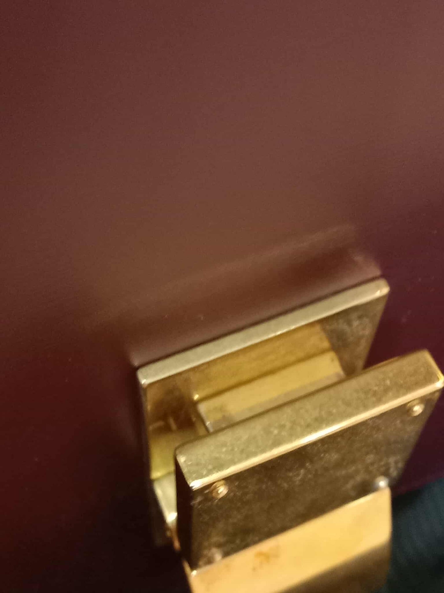 Celine Medium Classic Box Bag In Burgundy Calfskin Leather