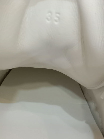 Hermes Day White Kelly Sneakers Rose Gold Buckle Size 35