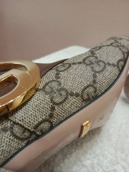 Gucci Blondie GG Supreme ankle Boots GG Medallion Size 26