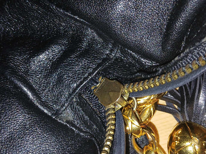 Chanel Vintage Shoulder Bag Lambskin Black Series 2