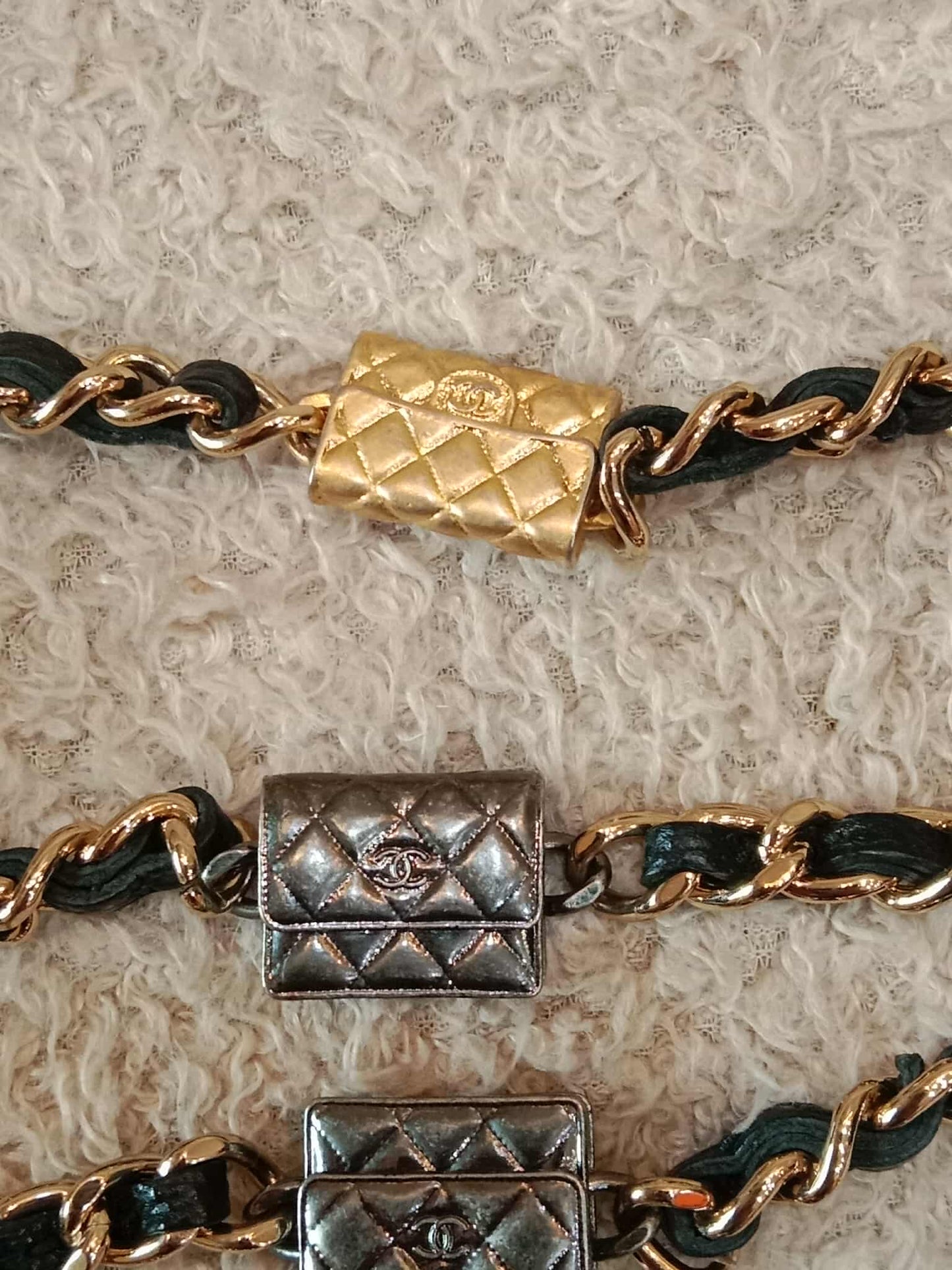 Chanel Classic Wallet on Chain Black Caviar Microchipped