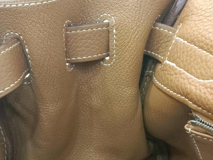 Hermes JPG 42 Gold Clemence Stamp N Square 2010