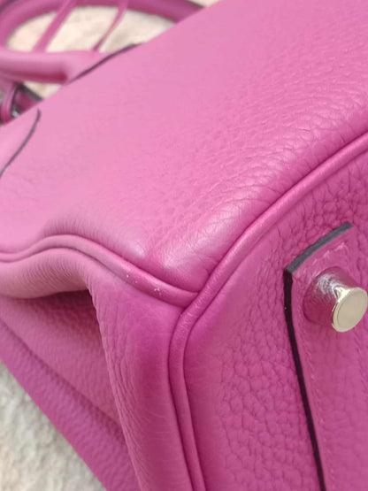 Hermes Birkin 30 Pink Fanta Togo Stamp A 2017