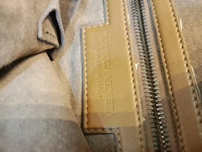 Bottega Veneta Hobo Intrecciato Bag Brown