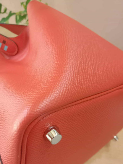 Hermes Picotin Lock 18 Epsom Capucine Stamp C 2018