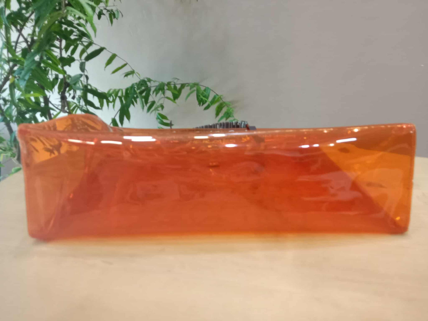 Hermes Souvenir de I'Exposition 1998 Kelly Bag Orange