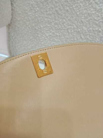 Chanel Diana Beige Lambskin Series 2