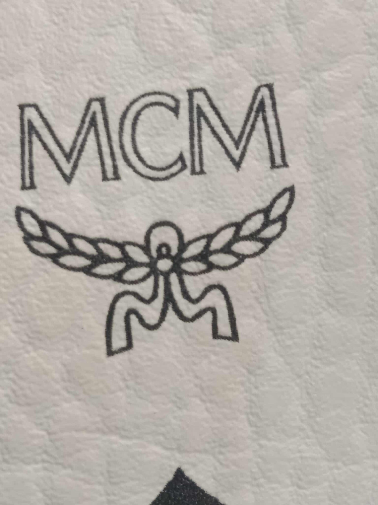 MCM Stark Side Studs Backpack Black and White