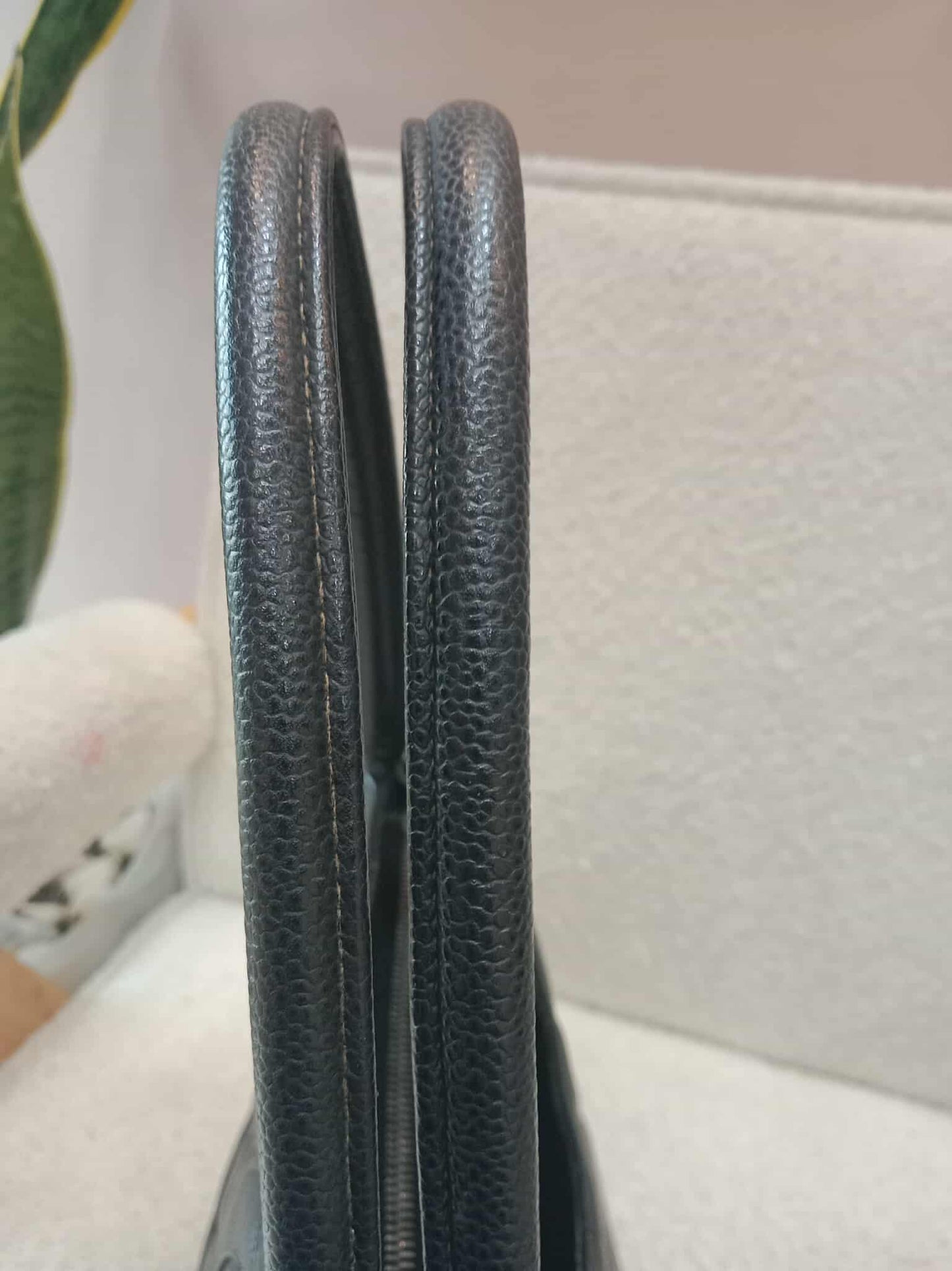 Chanel Medallion Black Caviar Series 7