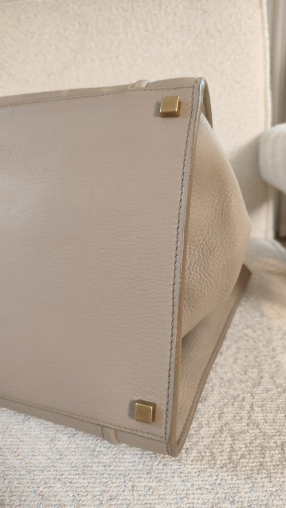 Celine Drummed Phantom Taupe Bag