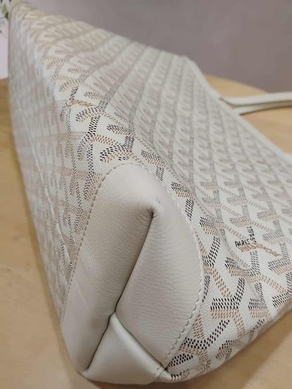 Goyard Bellechasse Biaude White PM