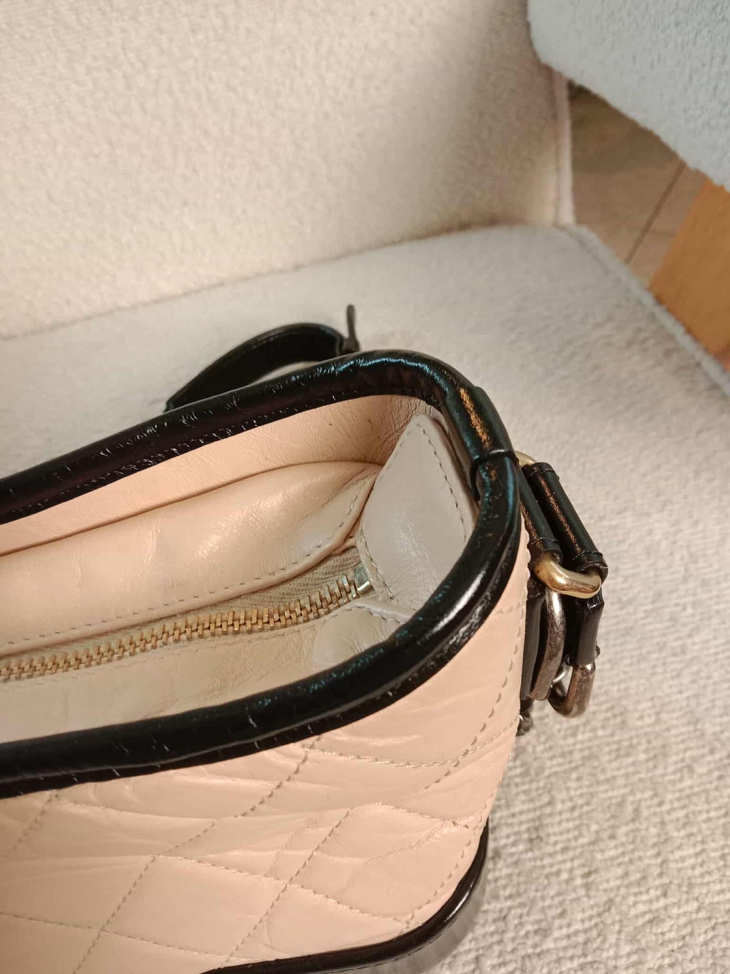 Chanel Gabrielle Bicolor Peach/Black Series 27