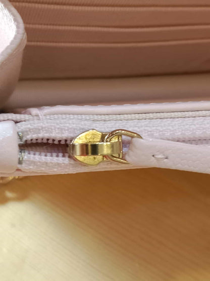 Chanel CC Wallet on Chain Light Pink Microchipped