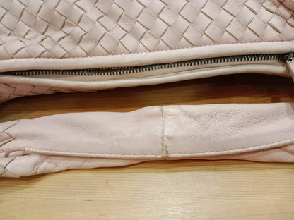 Bottega Veneta Intrecciato Hobo Bag Pink