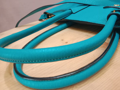 Prada Vitello Daino Turquoise Bag
